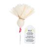 White Broomstick Craft Kit with Assorted Flavor Tootsie Roll Pops (12 Sets) - Fun DIY Halloween Crafts for Kids view 1