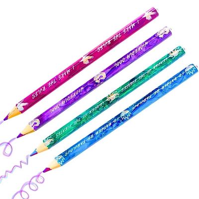 Disney Descendants 3 Vibrant Multicolor Wooden Pencils - 7.375" (Pack of 4) - Great Gift for Kids, Fans & Artists