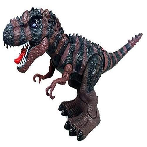 AZ Trading & Import Tyrannosaurus T-Rex Dinosaur with Lights aAnd Sounds (Brown)