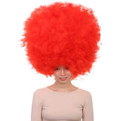 Super Size Afro Wig Collection (Red)