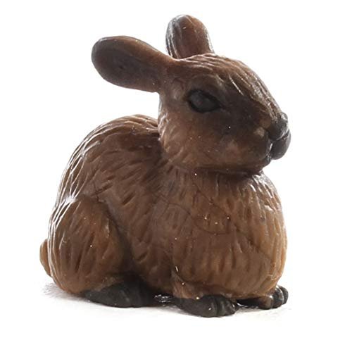 Factory Direct Craft Miniature Brown Rabbit | 6 Pieces