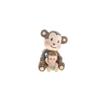 Mega Favors Keepsake Figurine 12 pcs Baby Boy Holding Rattle Next to Monkey | Awesome Decorations or Party Favors | for Pregnancy Announcements, Gender Reveals, Birthday and Special Celebrations view 2