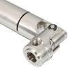 2PCS Stainless Steel Centre Drive Shaft CVD 110-155mm for 1/10 RC Crawler AXIAL SCX10 RC4WD Honcho Dingo D90 Redcat Gen7 /Pro HSP 94180 view 3