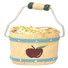 Miniature Wood Apple Bucket | 12 Pieces