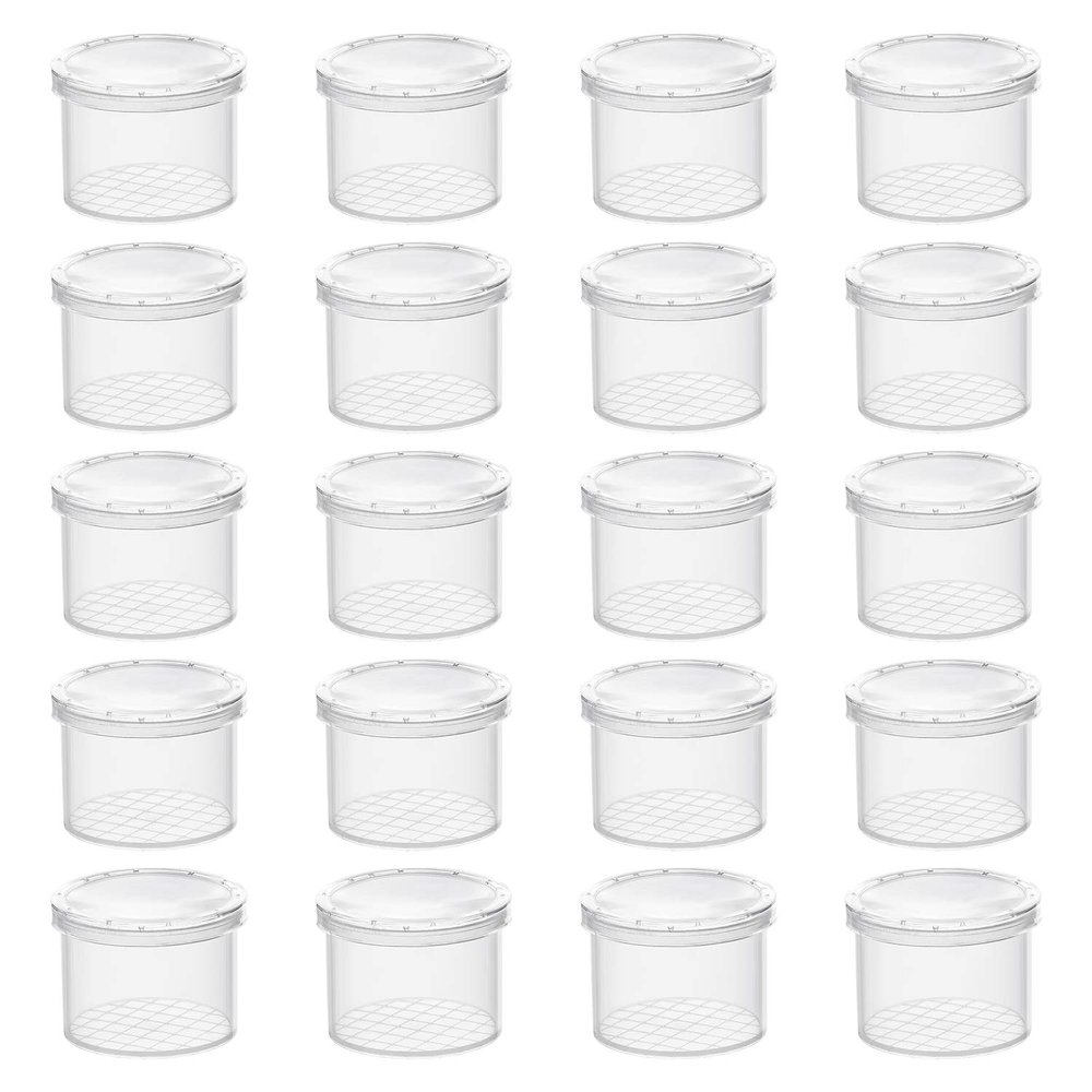 Coopay 20 Pieces Bug Viewer Critter Insect Cage Magnifying Insect Box Bug Magnifier Container Catcher Cage, Science Nature Exploration Tools