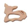 Alenybeby 2pcs Natural Wooden Sika deer Montessori Toy Pendant Pure Natural Beech Wood Animal Shape for Handmade Necklace/Bracelet Accessory (Sika deer 2pcs) view 4