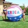 GoFloats 6 ft Giant 'Merica Inflatable Beach Ball, Extra Large Jumbo Beach Ball - Patch Kit Included view 2