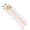 Tvoip 5Pcs Princess Wand Cute Snowflake Magic Wand Costume Wand Magic Wand for Girls Halloween Day Party 13 Inches Gold view 4