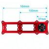 Aluminum Alloy Servo Dual Rudders Mount/Rudder Tray Set with 5in Double Arm ZY01 view 3