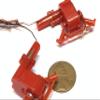 2 pieces boat rudder plane spring DC 3-3.7V Micro Worm Gear Mini servo Motor A20 view 1