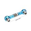 uxcell RC Front/Rear Steering Linkage Servo Link Pull Rod Turnbuckle 33mm 2PCS (Blue) view 2