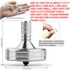 DjuiinoStar High Performance Spinning Top: Long Lasting (Best Record 11:39!), CNC Machined from Solid Stainless Steel, Great Time Killer, EDC Desktop Toy, for Serious Players view 3