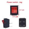 FULIHUA Children Electric Car Remote Control Toy Car Power Switch Replacement Parts (2 Pack, Red, Manual Operation) view 2
