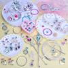 NINAOR 56 Pack Princess Jewelry for Girls Princess Dress Up Accessories Kids Play Jewelry for Girls Included Crown Wand Necklace Bracelet Rings Earrings Great as Princess Party Decoration view 2