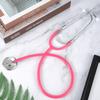 meekoo 2 Pack Kids Stethoscope Toy Real Working Nursing Cosplay Doctors Nurses Stethoscope for Kids Role Play Girls Boys Cosplay Costume Pretend Game Accessories(Pink, Black) view 4