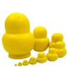 Moonmo 10pcs Animal Pattern Wooden Nesting Toys Russian Nesting Dolls Matryoshka Stacking Dolls (Duck) view 3