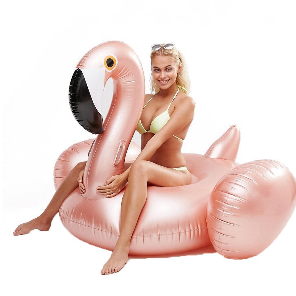 Xiangtat Giant Inflatable Flamingo Pool Float Summer Beach Swimming Pool Party Lounge Raft Decorations Toys for Adults (XXX-Large)