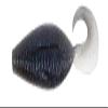 GEECRACK Worm Spiral Love 4.8" #268 Electric Shad view 1