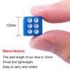AUSTOR 100 Pieces 12mm Dices 6 Sided Game Dice Set Square Corner Dice with a Drawstring Pouch view 2