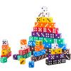 AUSTOR 100 Pieces 12mm Dices 6 Sided Game Dice Set Square Corner Dice with a Drawstring Pouch view 4