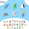3 otters 50 Pack Animal Erasers, Desk Pets Animal Pencil Erasers Bulk Mini Fun Cute Eraser Toys Gifts for Gag Gift Party Favors Easter Egg Fillers view 4