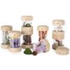 Guidecraft Treasure Tubes Clear: Observation Stacking Acrylic Tubes with Transparent Window, Kids' Sensory Exploration Toy view 3