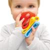 MOLUK 43420 Oibo Gripping and Teething, Play Ball, Stacking Game, Baby Toy from 0+ Months, 3 Pieces, Primary Colours, Yellow, Red, Blue view 1