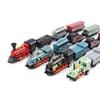 Exasinine 4 Sets Steam Train Model Set With Pull-Back Die-Cast Metal Locomotive for Display or Play - Ideal Home Decor and Gift for Enthusiasts, Collectors, Boys and Girls view 1