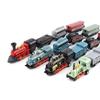 Exasinine 4 Sets Steam Train Model Set With Pull-Back Die-Cast Metal Locomotive for Display or Play - Ideal Home Decor and Gift for Enthusiasts, Collectors, Boys and Girls view 2