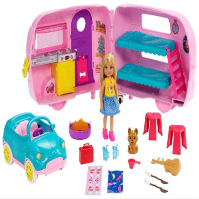 Barbie Askshy Pet Supplies MX11451 Camper Playset
