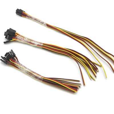 Kamas 10pcs 150mm 200mm 250mm 300mm 400mm 500mm Extension Servo Wire Lead Cable 30/60 Core for RC Futaba JR - (Color: 30 core 300MM)