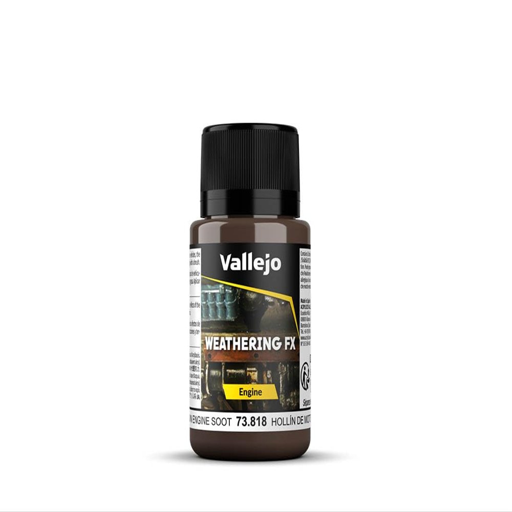 Vallejo Weathering Effects 73818 Brown Engine Soot (40ml)