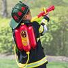 4E's Novelty Firefighter Backpack Water Gun Blaster for Kids- Tank with Hose Shooter, Super Water Squirt Suitable for Outdoor Play Boys & Girls, Fireman Pretend Play view 2