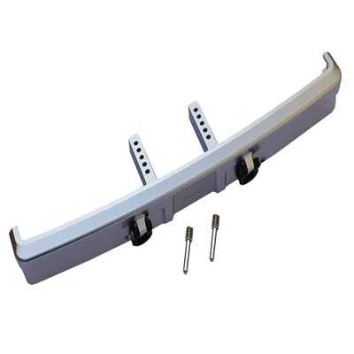 Aluminum Front Bumper Mount+D-Rings for Traxxas TRX-4 Ford (82046-4) - 1 Set Silver