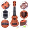 YEZI Kids Toy Classical Ukulele Guitar Musical Instrument, Brown view 3