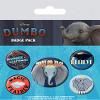 1art1 Dumbo Badge Pack - Movie, The Flying Elephant (6 x 4 inches) view 1