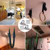 SELEWARE Ceiling Mount Cast Stainless Steel Swing Hanger Wall Anchor Hanging Yoga Swing Hammock Chair Suspension Straps Heavy Bag and More 2 Pcs view 2