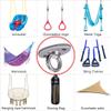 SELEWARE Ceiling Mount Cast Stainless Steel Swing Hanger Wall Anchor Hanging Yoga Swing Hammock Chair Suspension Straps Heavy Bag and More 2 Pcs view 3