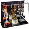 Better Display Cases Clear Acrylic Figure Display Case for Figurine Miniature Doll Bobblehead , Doll Stands with Mirror,Display Box for Figures,DIM:17" L x 6" W x 7" H (A019-MDS) view 1