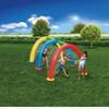 BANZAI Splash Tunnel Sprinkler, Length: 82 in, Width: 76 in, Height: 50 in, Inflatable Outdoor Backyard Splash Toy view 2