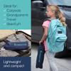 Hiccapop UberBoost Inflatable Booster Car Seat | Blow up Narrow Backless Booster Car Seat for Travel | Portable Booster Seat for Toddlers, Kids, Child | Black/Gray view 4