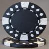 ELITE OUTDOORS 25 Poker Chips - 9 Colors Available! - Each Side is Printed with The Text of Your Choice! (Black (White Accents)) view 2