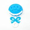 OOKI-Set of 10 Baby Rattle It's a Boy Girl 4" Tall Foam Decoration Shower Party Favor (Blue) view 2