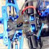 GPM For Traxxas E-Revo VXL 2.0 / E-Revo Brushless/Revo Upgrade Parts Aluminum Front Or Rear Adjustable Shocks - 6Pc Set Gray Silver view 4