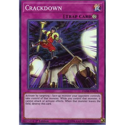 Crackdown - DANE-EN078 - Super Rare - 1st Edition