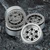 RCLIONS Aluminum Alloy 2.2" Beadlock Wheels Rims for 1/10th Scale RC Crawler Car -Pack of 4pcs (Silver) view 4