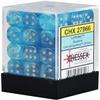 Chessex 27966 Dice, Sky W/Silver, 12 mm view 1
