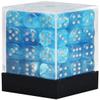 Chessex 27966 Dice, Sky W/Silver, 12 mm view 3