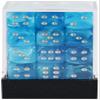 Chessex 27966 Dice, Sky W/Silver, 12 mm view 4