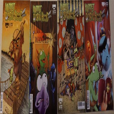 MUPPET ROBIN HOOD BY BOOM COMICS MINI SERIES 1 - 4
